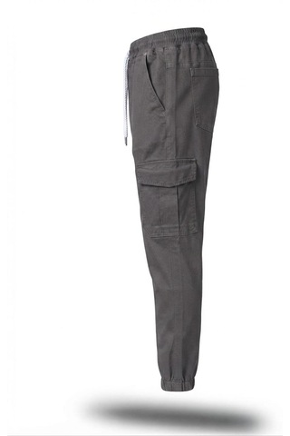 Stormwear Çocuk Unisex Kargo Cep Lastikli Pantolon Koyu Gri