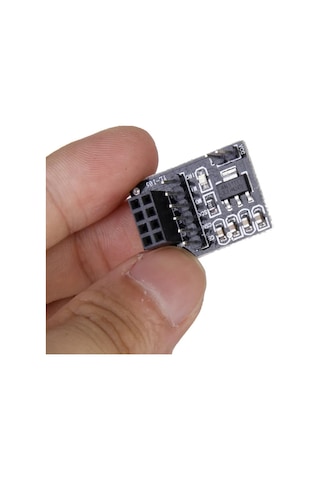 NRF24L01 Adaptör Kart NRF24L01+PA+LNA 8 Pin Dönüştürücü Devre 12 V