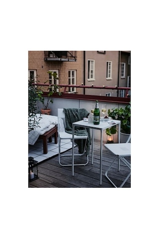 Ikea Fejan Balkon Masası, Beyaz, 50x44 Cm