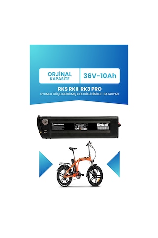 Rks Rkııı Rk3 Pro Uyumlu 36v 10ah Güçlendirilmiş Batarya