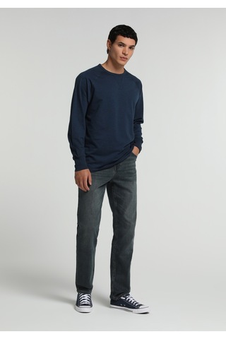 Colin's Colins Regular Fit Yuvarlak Yaka Düz Erkek Mavi Uzun Kol Tişört Cl1081791 Q1.v1 Inv İndigo