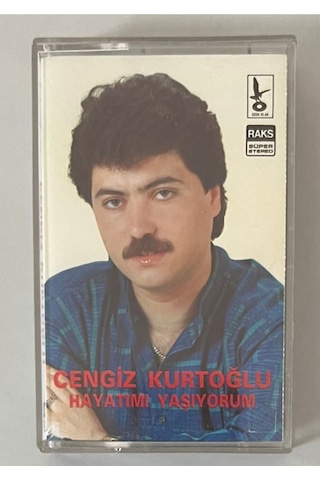 Cengiz Kurtoğlu Hayatımı Yaşıyorum Kaset Orjinal Kağıt Dönem Baskı