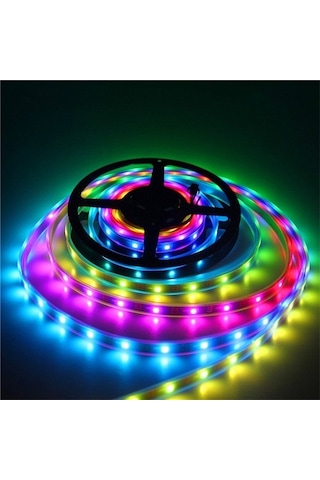 5 V Adreslenebilir Ws2812b Argb Pixel Şerit Led M60 Led 1 M Magic Led