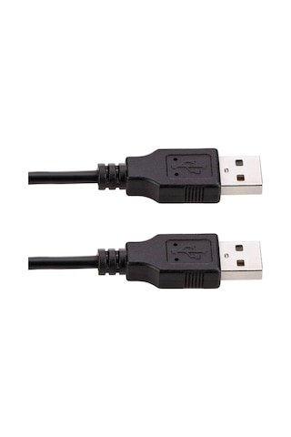 Hadron Hdx7550/hd4506 Kablo Usb To Usb 50 Cm Siyah Çift Taraflı Usb Kablo Notebook Soğutucu
