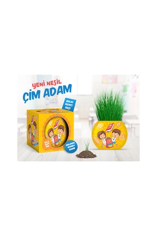 Okul Konsepti Çim Adam Kutulu