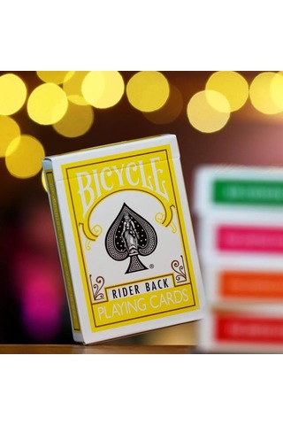 Bicycle Standard Endeks Sarı Oyun Kartları