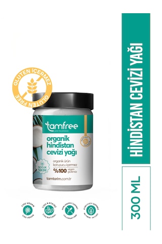 Tam Free Organik Hindistan Cevizi Yağı 300 ML