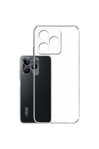 Kvy Realme C53 Kamera Korumalı Süper Silikon Kılıf