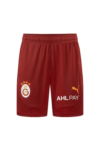 Galatasaray Puma A Takım Antrenman Şort 77968901 Sarı - Kırmızı