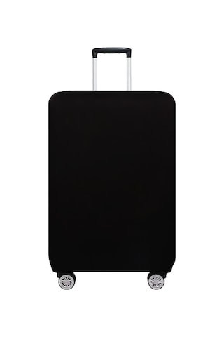Orta Boy Valiz Kılıfı, Bavul Kılıfı, Siyah Valiz & Bavul Koruyucu Siyah