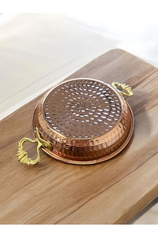 Çekiç Dövme Orta Boy Bakır Tava