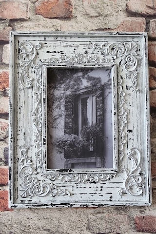 Neiwel Vintage Cua Resim Ve Ayna Çerçevesi Beyaz