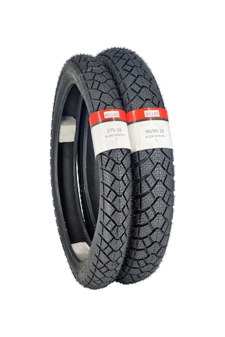 Kışlık Lastik 90/90-18 Ve 275-18 Takım Tl Tubeless - Dubleks
