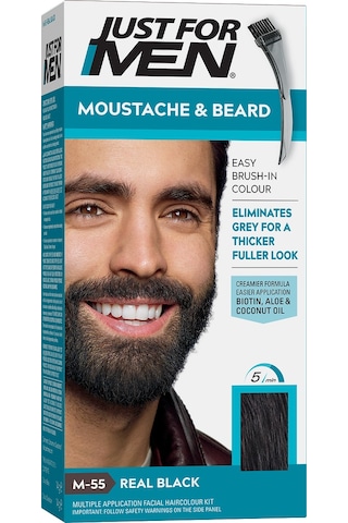 Just For Men Sakal Ve Bıyık Boyası Siyah M - 55 Siyah