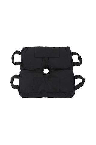 Wezone Dış Mekan Şemsiyesi Sabitleyici Sandık, 900d Oxford Kumaş, Bölünebilir Tasarım, Yağmur Ve Hava Dayanıklı, 45x45cm Kare Desenli Ağırlık Torbası