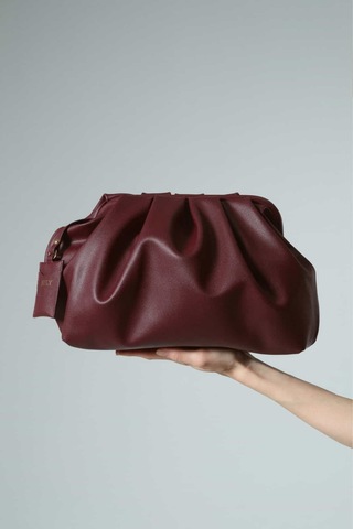Buly Clutch Çanta Bordo