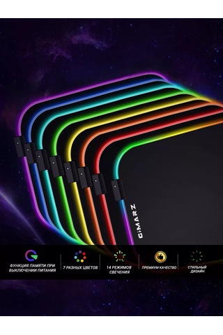 Gimarz Rgb Mouse Pad, Bilek Desteği İle Gaming Mouse Pad 219032051