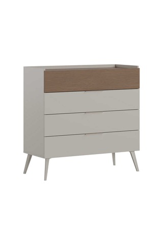 Milano 4 Çekmeceli Şifonyer - Vizon/zebra 103x101x44 Cm