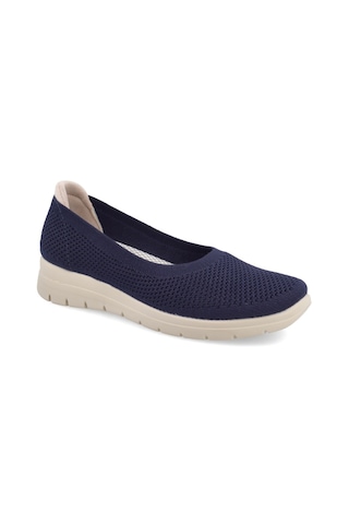 Babet Kadın 27 B39 Kq Fly Flot Cloth Woman Shoe Dark Blue Dark Blue Lacivet