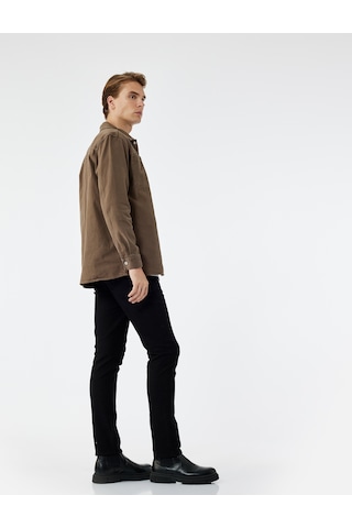 Koton Pamuklu Normal Bel Slim Fit Jean Pantolon - Brad Jean Siyah 6wam40023nd Siyah