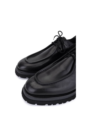 Giampiero Nicola Erkek Hakiki Deri Siyah Casual Ayakkabı 664 D43469a Erk Ayk Sk25-26 Nero Siyah