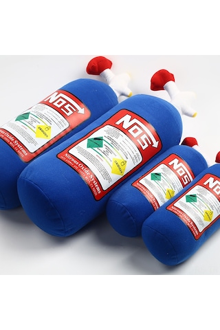 Reedark "nos Oksit Yastık - Araba Başlık Yastığı, Mavi Peluş Dekoratif Yastık"