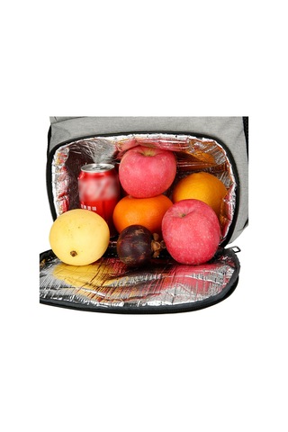 Padalink Isı Yalıtımlı Sırt Çantası - Usb Şarj Portlu, Hırsıza Karşı Cep, Su Geçirmez Siyah