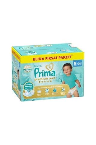 Bebek Bezi Premium Care 5 Numara 74 Adet Ultra Fırsat Paketi