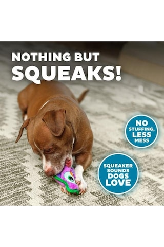 Durablez Owl Peluş Köpek Oyuncağı Xs - Düdüklü Ve Yüksek Dayanımlı
