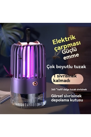 Jian Fan Elektrikli Sivrisinek Kovucu Lambaşarj Açıkev Usb Sivrisinek Kovucu İkisi Bir Arada Sivrisinek Kovucu