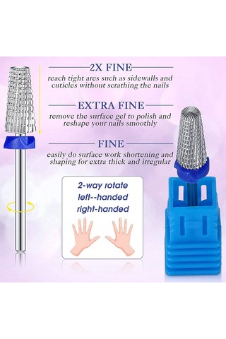 Parça Çivi Karbür 5'i 1 Arada Uçlu Karbür Çivi Matkap Ucu Her İki Sol