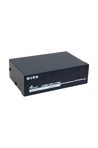 Powermaster S-link Sl-2504 4 Port 250 Mhz Monitör Çoklayıcı Vga Splitter Dağıtıcı