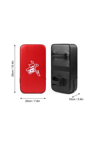 Geeksen Küçükler İçin Kalın Eva Köpükli Spor Hedefi - Pu Deri, Şok Emici, Tekli Siyah Siyah