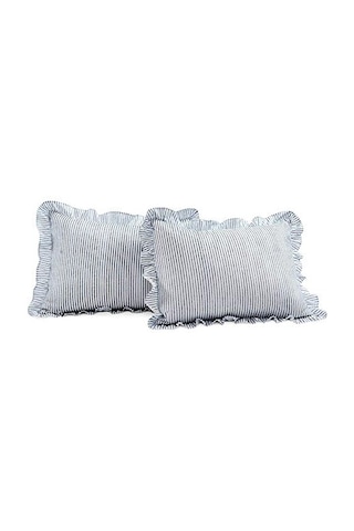 Yemyeşil Dekor Tik Çizgili Yatak Örtüsü Lacivert Vintage Şık Çiftlik Evi Tarzı Hafif 3 Parça Set Tam, Ab Siyah Kedi