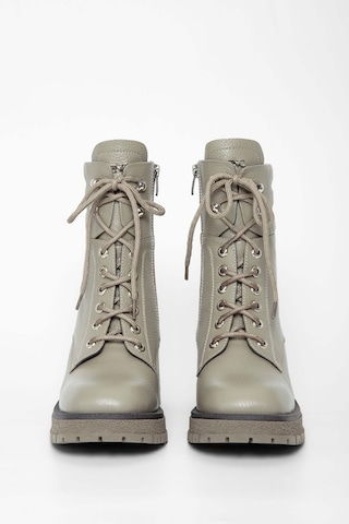 Tamer Tanca Kadın Hakiki Deri Bej Casual Bot 33 27513 Bn Bot Sk23/24 Vızon Fltr Vizon