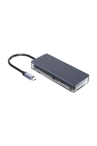 Orico 6 Portlu USB 3.0 HDMI 4K 30Hz TF/SD Kart Okuyucu Çoklayıcı HUB Gri﻿﻿