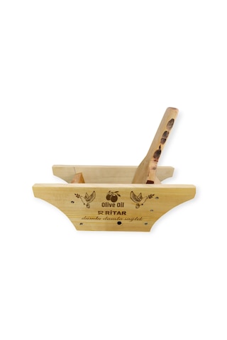 Ritar El Yapımı Ahşap Zeytin Kırma Makinesi / Aleti