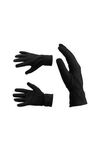 Bawcompany Unisex Siyah Termal Kışlık Kaliteli Polar Eldiven