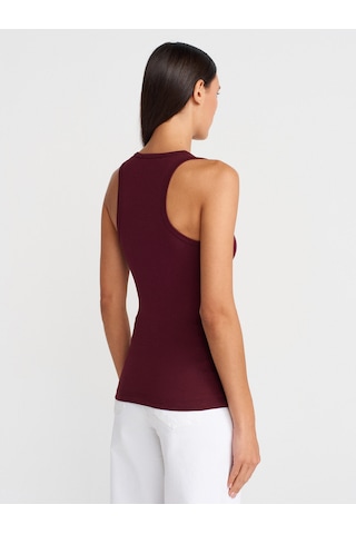 Dilvin 31805 Kalın Askılı Top-bordo Bordo