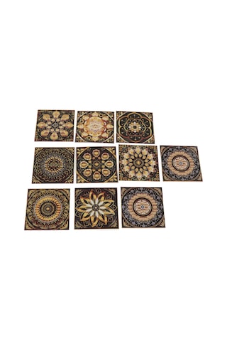 Shineyee 10 Adet 15x15cm Manto Stili Mutfak Banyo Duvar Stickerı - Suya Yağa Dayanıklı Pvc Duvar Dekoru Yenileme Rastgele Model Diğer