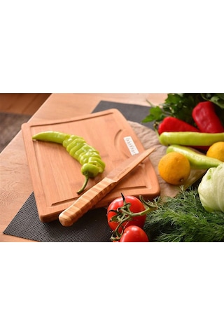 Bambum Vasko Kesme Steak Tahtası Küçük B2540 Krem