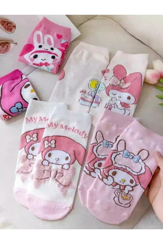 Hello Kitty Kız Çocukları İçin 5 Çift Çizme Seti My Melody 219766499 Pembe