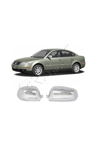 Volkswagen Passat 3b Uyumlu 1997-2004 Ayna Kapağı 2 Parça Abs Krom Kaplama