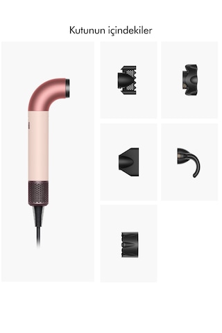 Dyson Supersonic r™ Saç Kurutma Makinesi Düz + Dalgalı Ceramic Pink