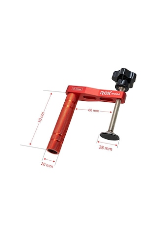 Rox Wood Alüminyum Ahşap Tezgah Kelepçesi 20mm