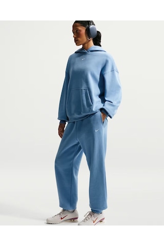 Nike Studio Fleece Medium Weight Kadın Eşofman Altı Im8074-486 Mavi