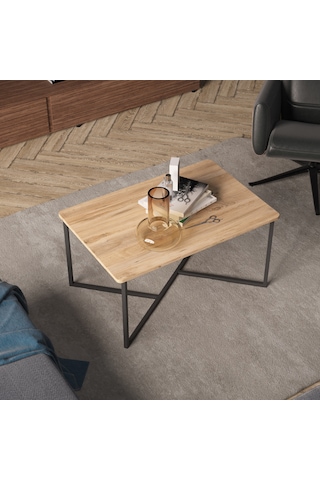Retodesign Çapraz Orta Sehpa Atlantik Çam
