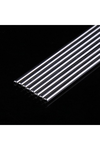 Moveevo 8 Adet 304 Paslanmaz Çelik Suluk Seti + 3 Temizleme Fırçası - Çevre Dostu, Yıkama Makinesine Uygun, Dayanıklı Kullanım Diğer