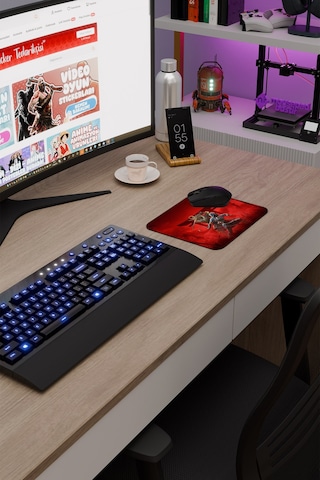 Assasin's Creed Kaymaz Dikişli Kauçuk Oyuncu Mousepad V1 - 22x18 Gaming Mouse Pad Fare Altlığı