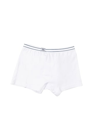 Tutku Tec0133 Çocuk Erkek Elastan Boxer Pamuklu Esnek Rahat Günlük Kullanım İç Giyim 6 Lı Paket Beyaz